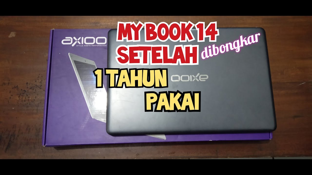 REVIEW AXIOO MYBOOK 14 DIBONGKAR - Kaget Lihat Mainboardnya mirip apple