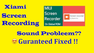 Mi screen recorder sound not working || S recorder ki sound setting ko ON kra #Shorts