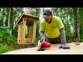Building an Outhouse at Our Remote Alaskan Cabin