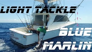 Blue Marlin fishing in Chub Cay, Bahamas fishing the "pocket"