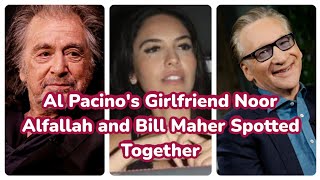 Bill Maher and Al Pacino's girlfriend Noor Alfallah Spotted Exiting Chateau Marmont Hotel in LA!