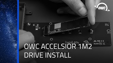 How to Install an M.2 NVMe SSD in the OWC Accelsior 1M2