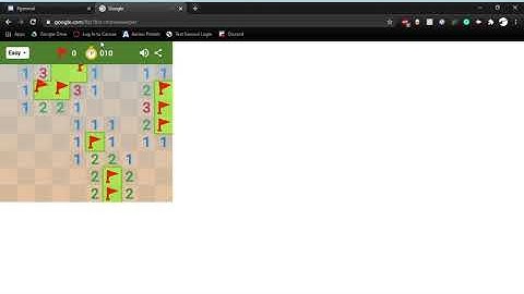 10 Seconds Google Minesweeper
