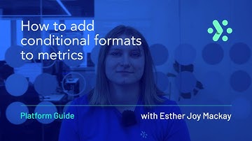 Adverity Platform Guide | How to add conditional formats to metrics