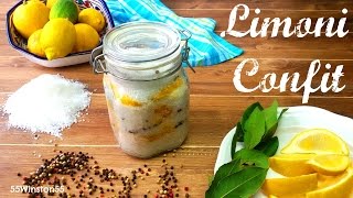 Limoni Confit ~ Limoni Sotto Sale ~ Ricetta Marocchina