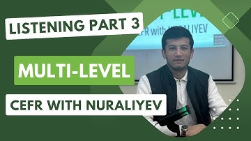 Multi-level Listening Part 3 ni toʻgʻri yechish va tahlil qilish.