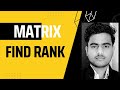 Rank of matrix  part  02   how to find rank of matrix