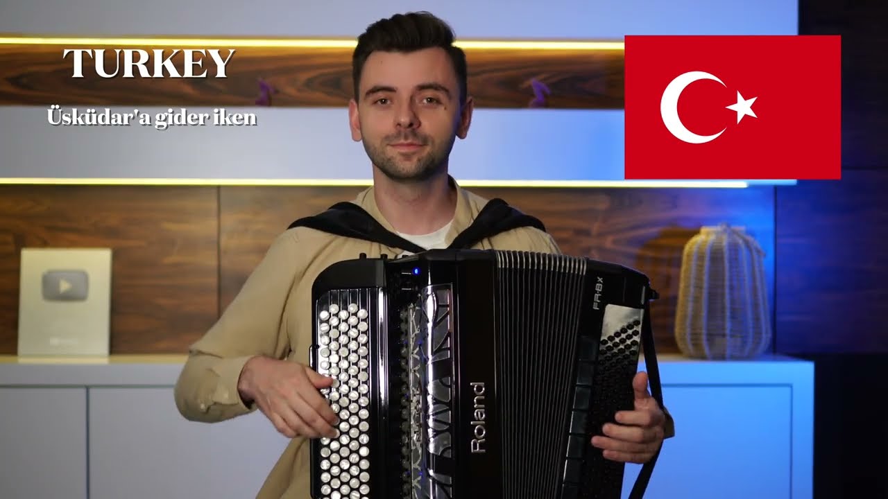 Stereotypical Music Around the World on Accordion ? ? - YouTube