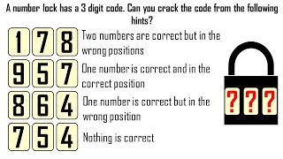 Can You Crack The Code? Fun Logic Problem
