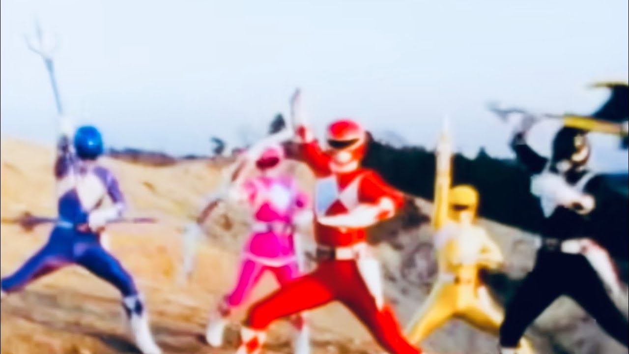 Mighty Morphin Power Rangers Theme [Slowed + Echo] - YouTube