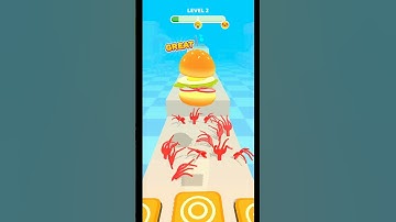 BURGER RUSH : Game All Levels (iOS,Android) Walkthrough NEW UPDATE Gameplay Max levels part-1
