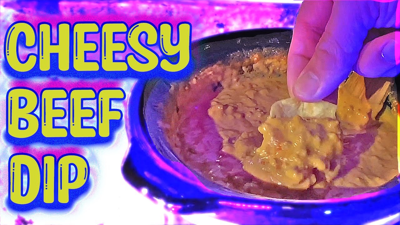 Crock Pot Cheesy BEEF Dip Recipe VERY EASY YouTube