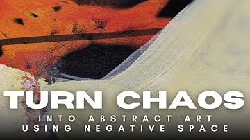 Turn Chaos into Engaging Abstract Art Using Negative Space (Acrylic Painting Exercise)