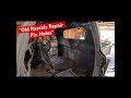 ‘65 C10 Cab Holes Repaired before paint.” Old Rascals Style”