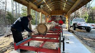 REAL TIME $400 PER HOUR WITH HOMEBUILT SAWMILL.
