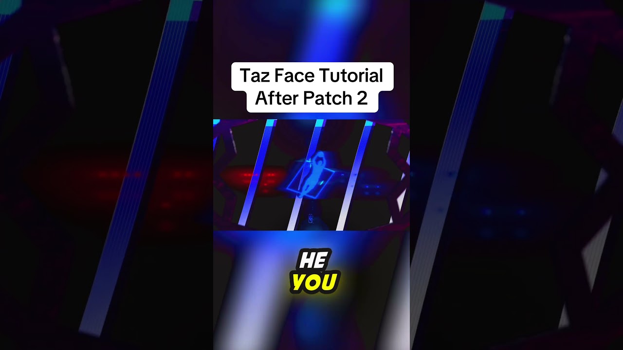 Taz face 2k26 туториал после патча 2 NBA 2K26 