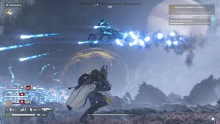 Helldivers 2 - Shooting down an Illuminate Stingray