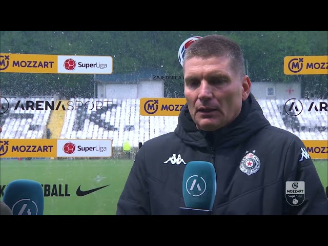 Nisam zadovoljan, neću gledati Vojvodinu | Čukarički - Partizan | 17.05.2026