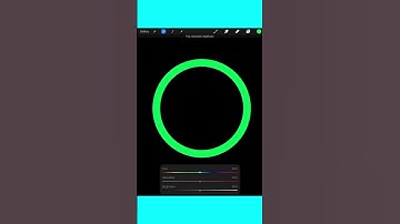 How to create a Neon glow effect in Procreate | iPad Pro Drawing Tutorial (#short )