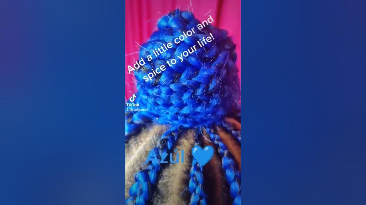 Blue hair half up half down wedding - wide 5