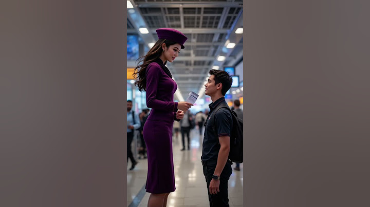 Tall Pretty Air Hostess Talking With aPassenger #airhostess #flightattendant#cabincrew #shorts