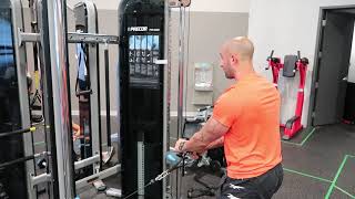 Low Cable Rear Delt Fly
