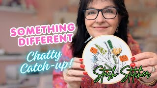 My First Attempt at Free-Motion Embroidery | Trying Different Things @stash_stitcher