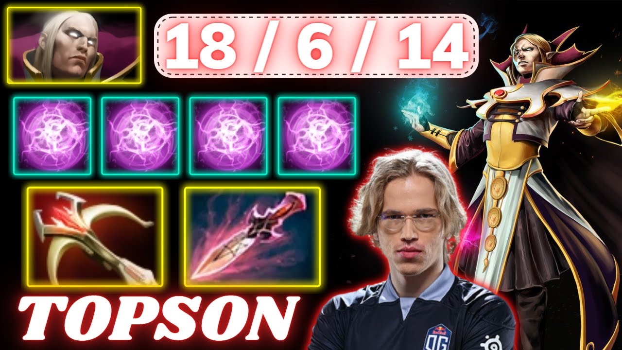 🔥 TOPSON Invoker HITTER 🔥 18 KILLS Daedalus + ALACRITY 55K DMG DEALT ...