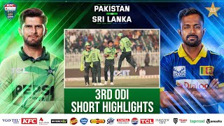 Short Highlights | Pakistan vs Sri Lanka ODI series 2025 | 3rd ODI | PCB | M2S1U