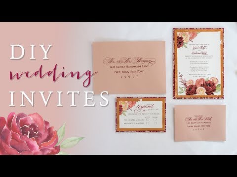 How to Make Wedding Invitations