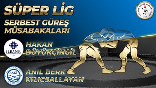 Süper Lig Serbest Güreş Müsabakaları Y. Final Karşılaşması / 125 kg Hakan Büyükçingil - Anıl Berk