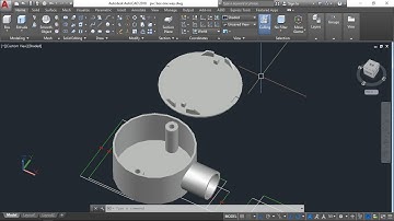 PVC one way junction box 20mm, 3D drawing
