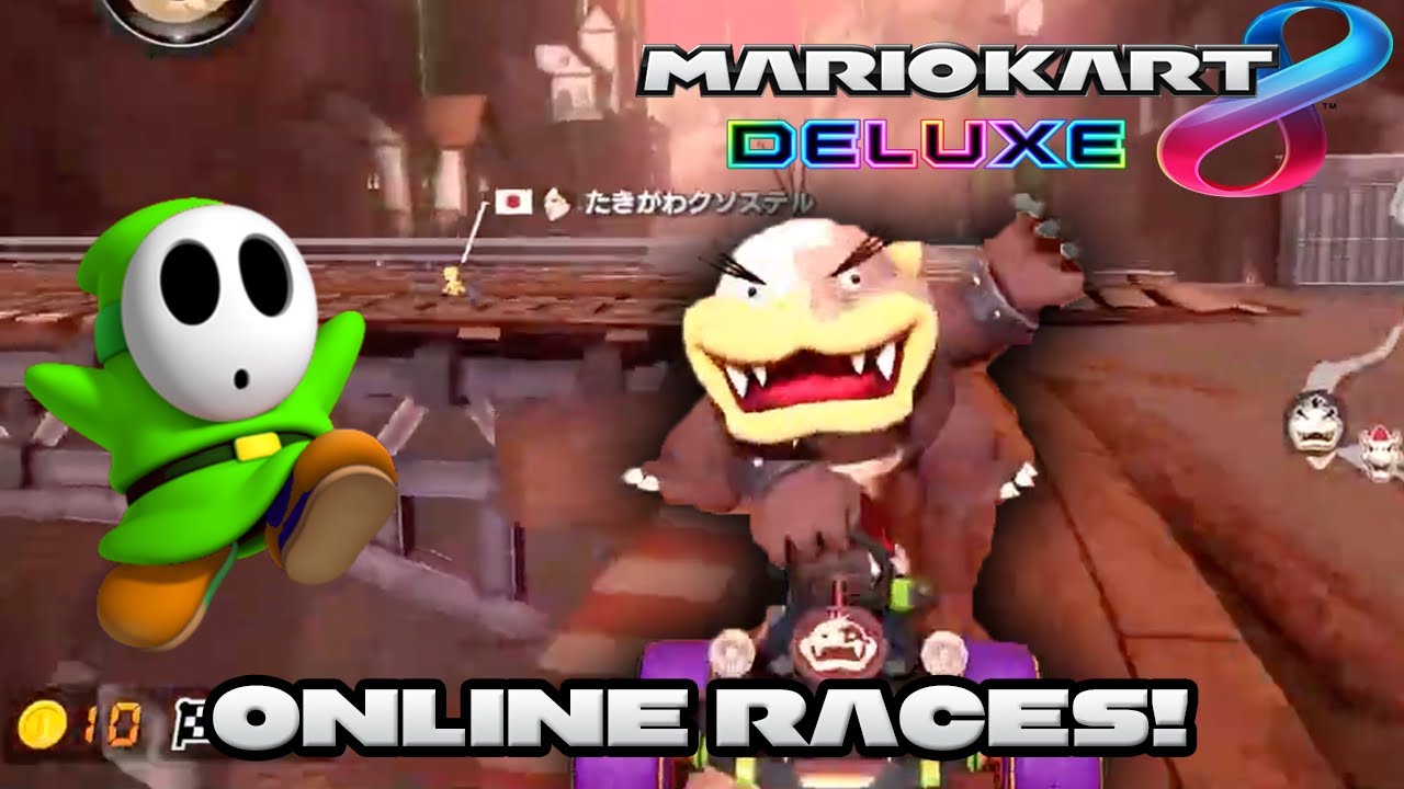 The Wii U Combo? Mario Kart 8 Deluxe Online Races LIVE! (Stream