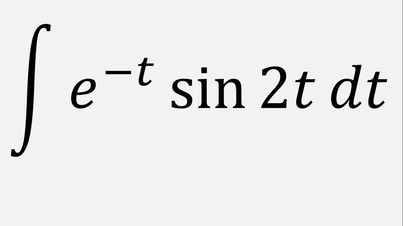 Integral Of E t sin 2t Dt YouTube integral-of-e-t-sin-2t-dt-youtube