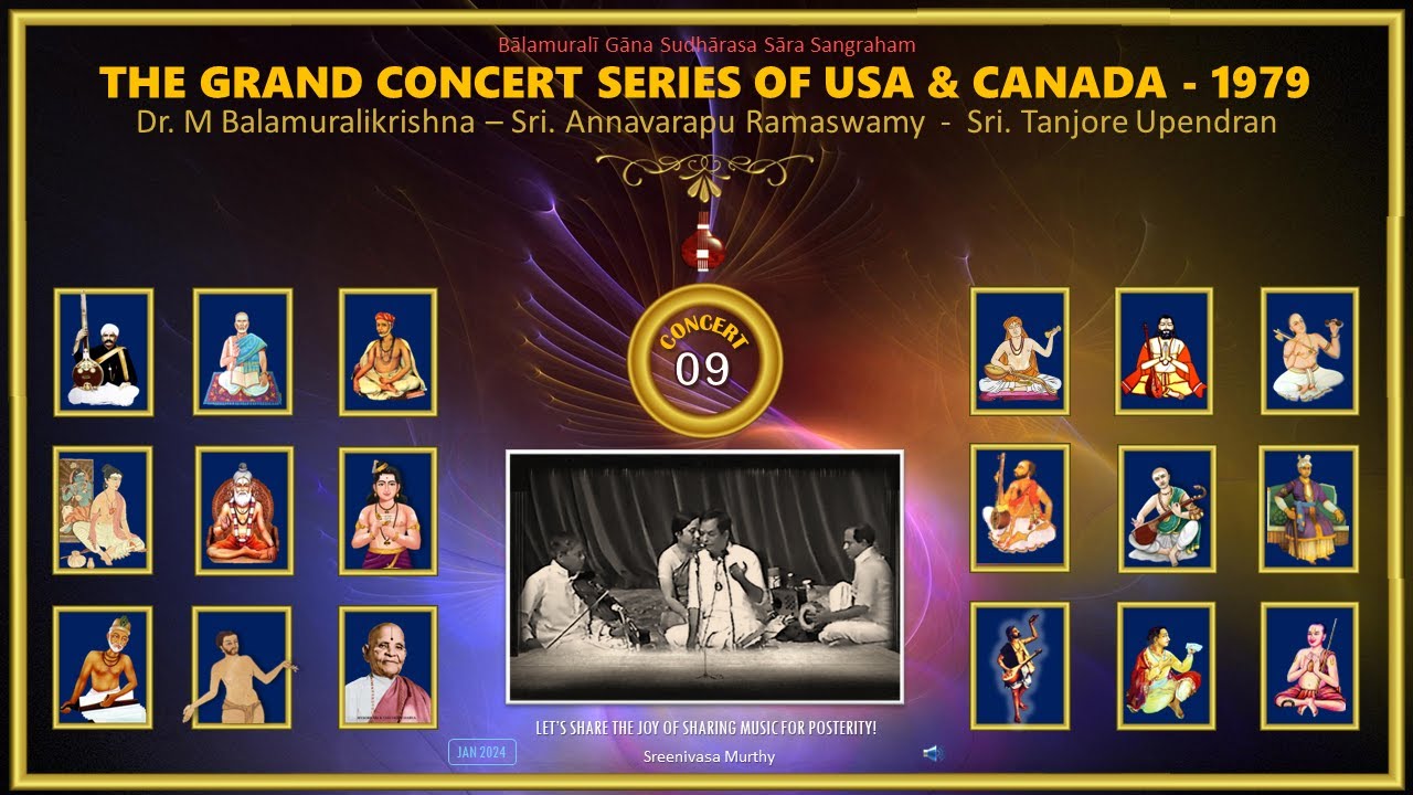 #09#  The Grand Concert Series: USA & Canada - M Balamuralikrishna - A Ramaswamy - T Upendran - 1979