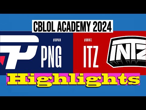 PAIN GAMING VS INTZ | CBLOL ACADEMY 2024 | Highlights
