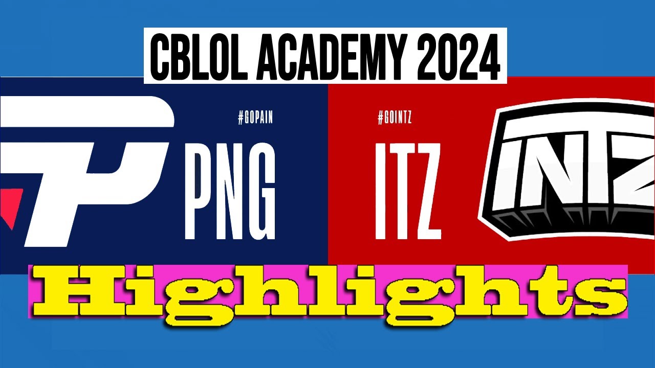 PAIN GAMING VS INTZ | CBLOL ACADEMY 2024 | Highlights
