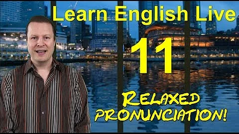 Learn English Live 11 with Steve Ford - How to Speak Fast in English