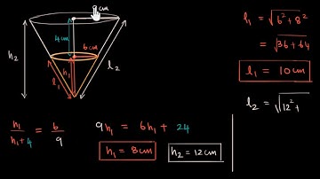 Curved surface area of a frustum | Surface areas and volumes | Class 10 (India) | Math