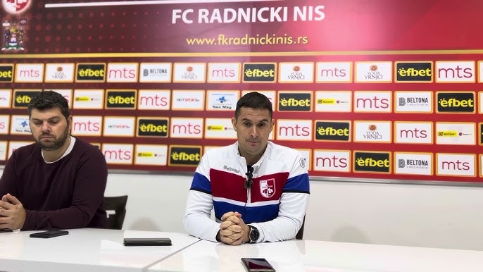 Konferencija za medije pred utakmicu Radnički Niš - Železničar