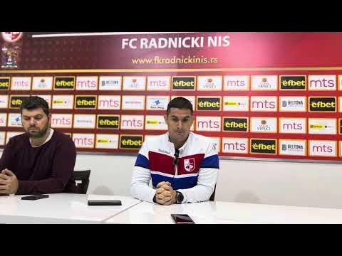 Konferencija za medije pred utakmicu Radnički Niš - Vojvodina (19. kolo  Super lige Srbije) 