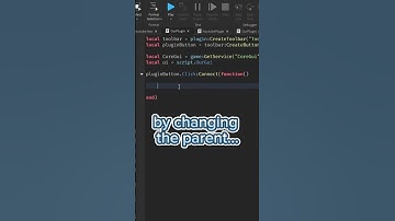 Create a custom plugin gui✅️ #tutorial #plugin #robloxstudio #custom #ui #easy #fast #simple