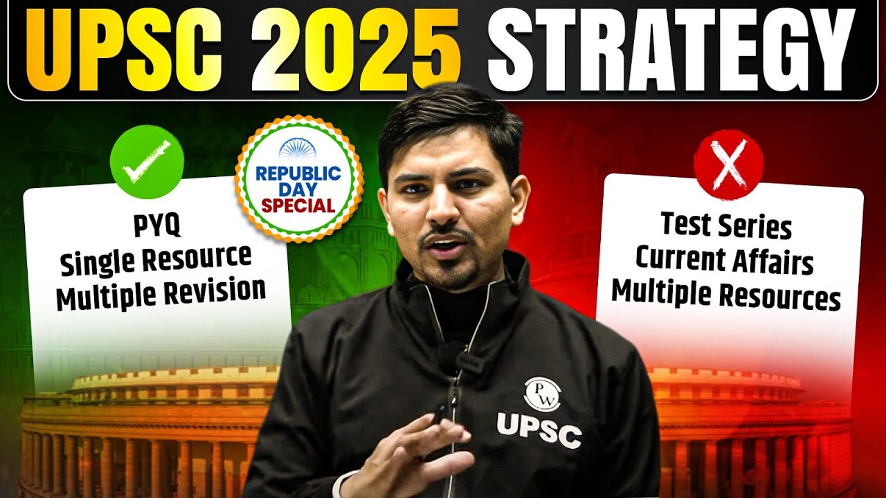 UPSC Pre 2025 Strategy | Do's & Dont for All UPSC Aspirants | PW ...