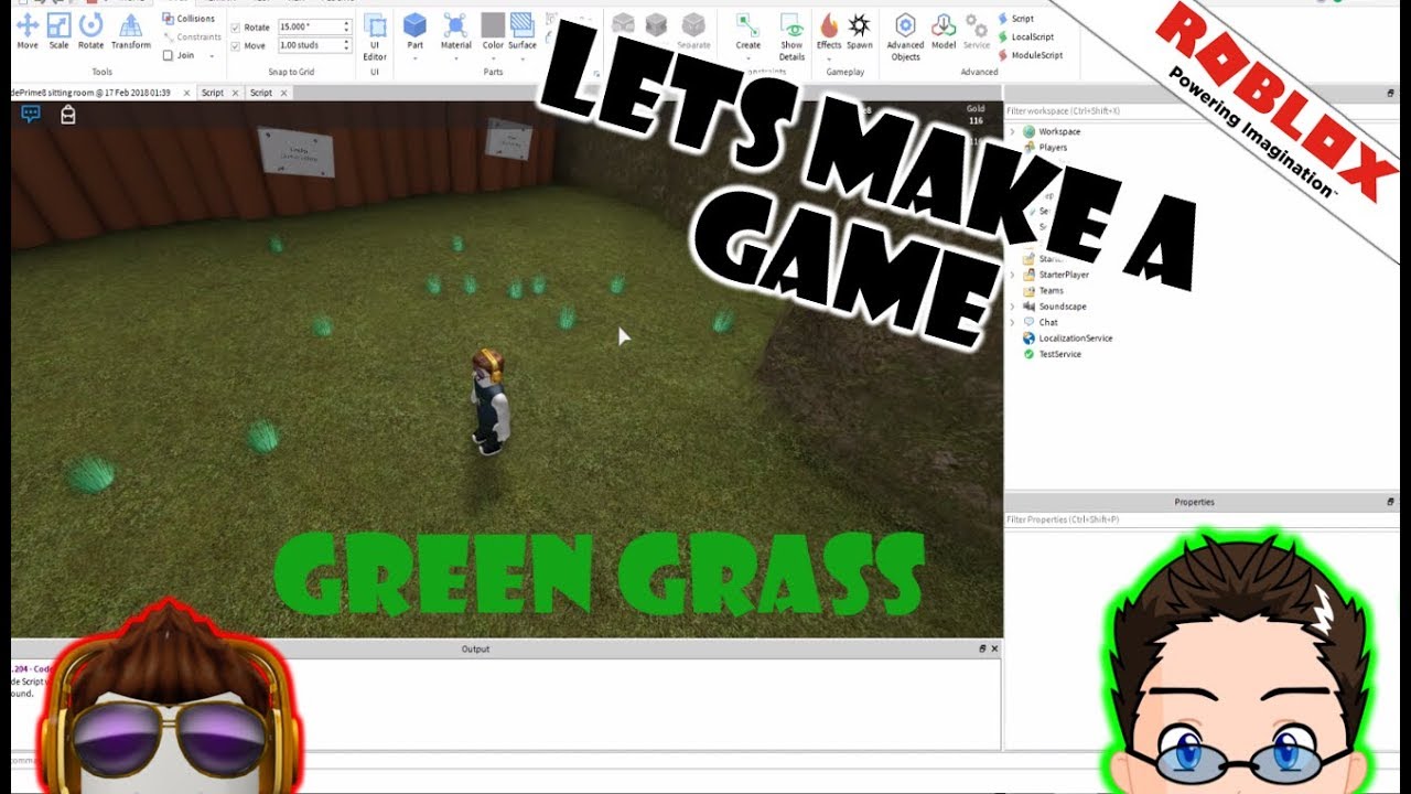 Roblox - Lets Make a Game - Sitting Room Help - YouTube