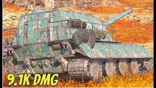 Jg.Pz.E100 - 9.1K DMG 5 KILLS ● WoT Blitz