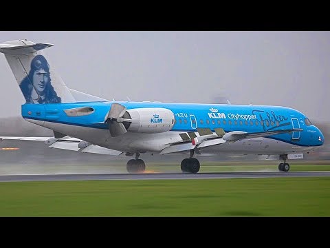 Thank You Fokker,  last ever KLM Fokker 70 landing @ Schiphol [inc. ATC]