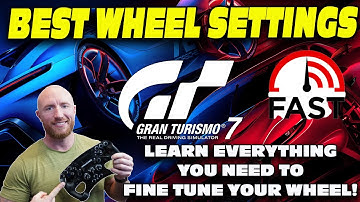 Best GT7 Wheel Settings Explained – Full Guide
