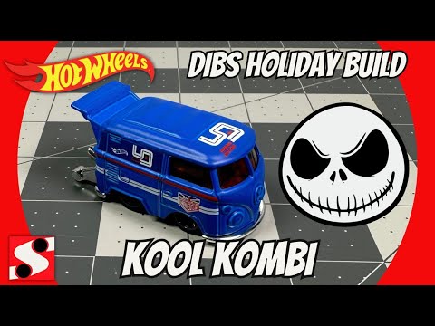 Custom Hot Wheels Kool Kombi - DIBs Holiday Build - Jack Skellington #customdiecast #dibs #hotwheels