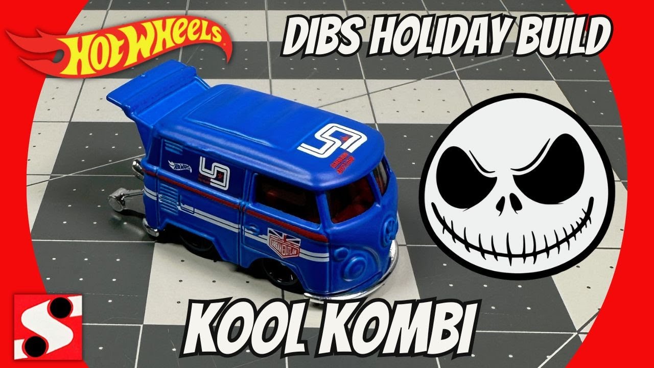 Custom Hot Wheels Kool Kombi - DIBs Holiday Build - Джек Скеллингтон 
