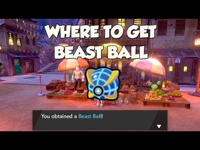 How To Purchase Beast Balls In Pokémon: Crown Tundra DLC